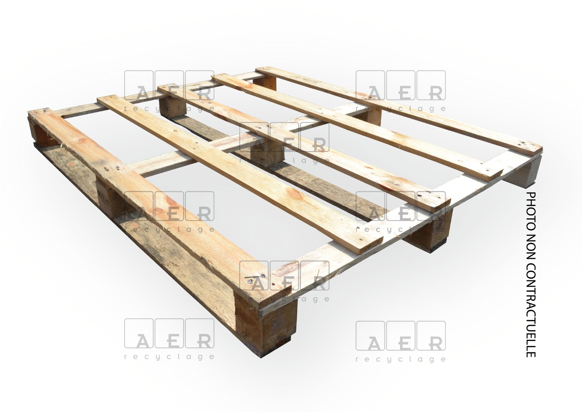 Palette 100×120 légère 3 semelles 5 planches