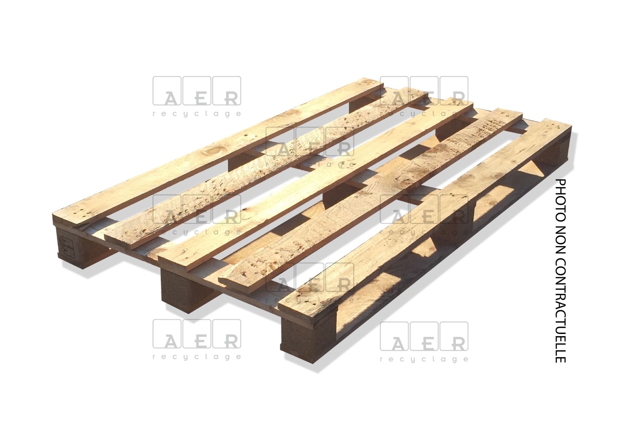 Palette 100×140 légère 5 planches 3 semelles